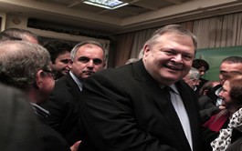 Ο Ευάγγελος Βενιζέλος μίλησε σε ανοικτή πολιτική εκδήλωση στη Σπάρτη.